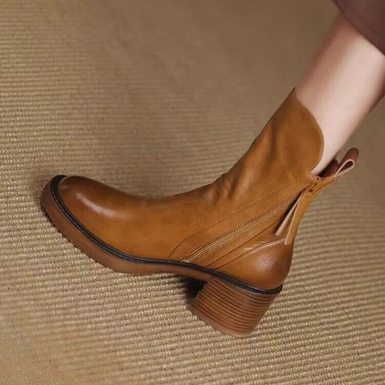 Kimo Damen-Lederstiefeletten