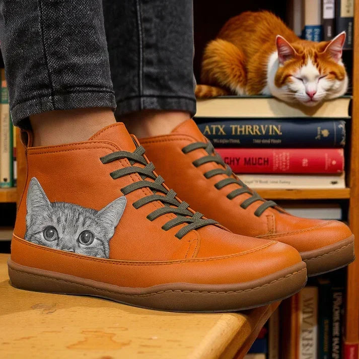 Stivaletti ortopedici in pelle da donna KittyKicks