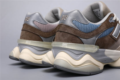 New Balance 9060 Unisex Sneakers Brown Blue
