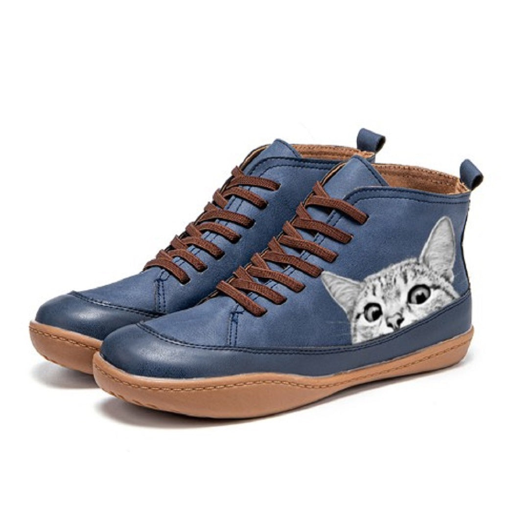 Stivaletti ortopedici in pelle da donna KittyKicks