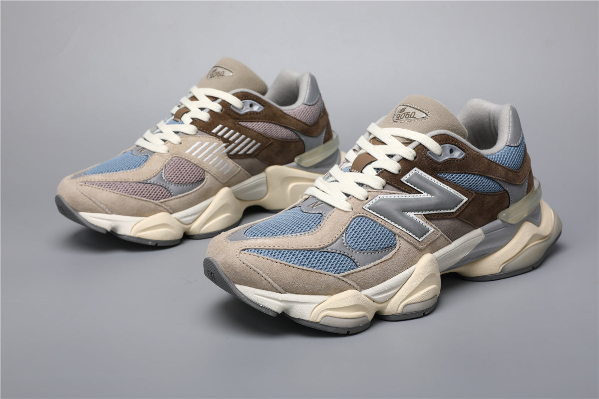 New Balance 9060 Unisex Sneakers Brown Blue