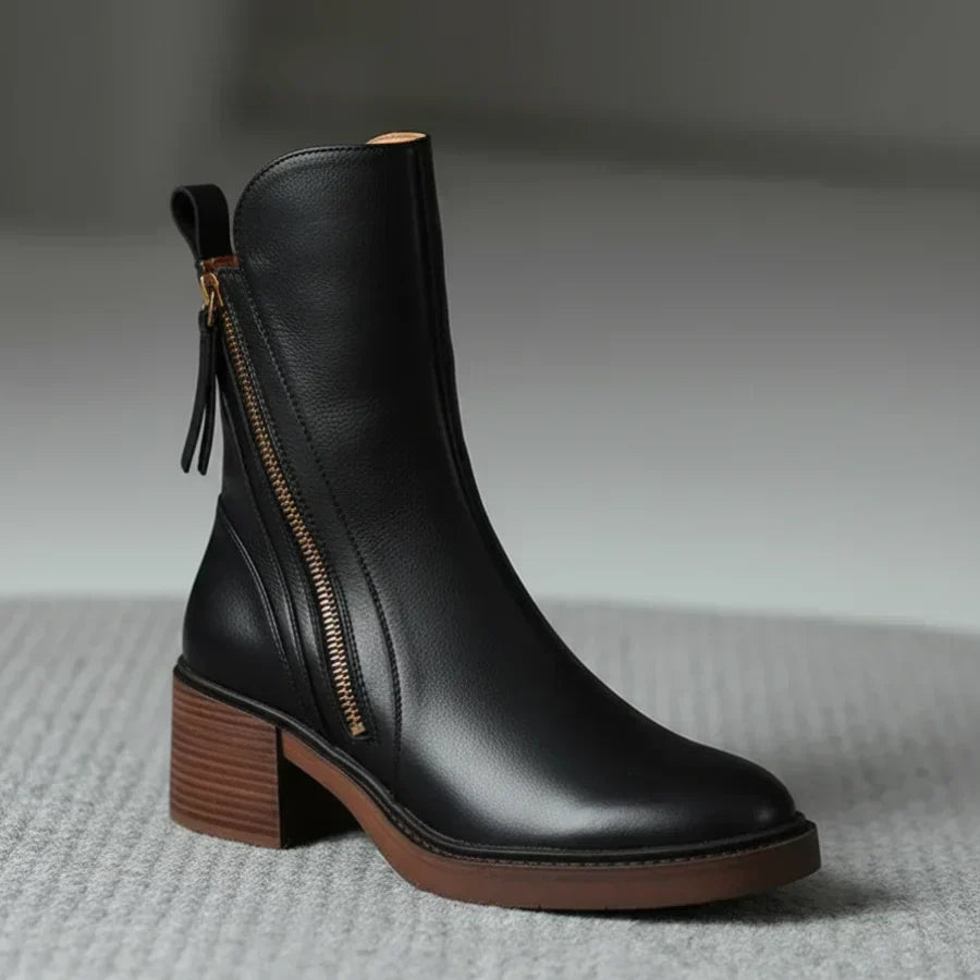 Kimo Damen-Lederstiefeletten