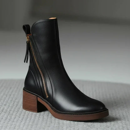 Kimo Damen-Lederstiefeletten