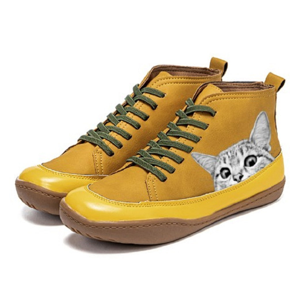 Stivaletti ortopedici in pelle da donna KittyKicks