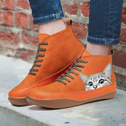 Stivaletti ortopedici in pelle da donna KittyKicks