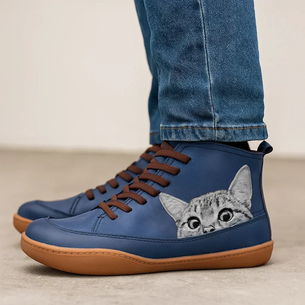 Stivaletti ortopedici in pelle da donna KittyKicks