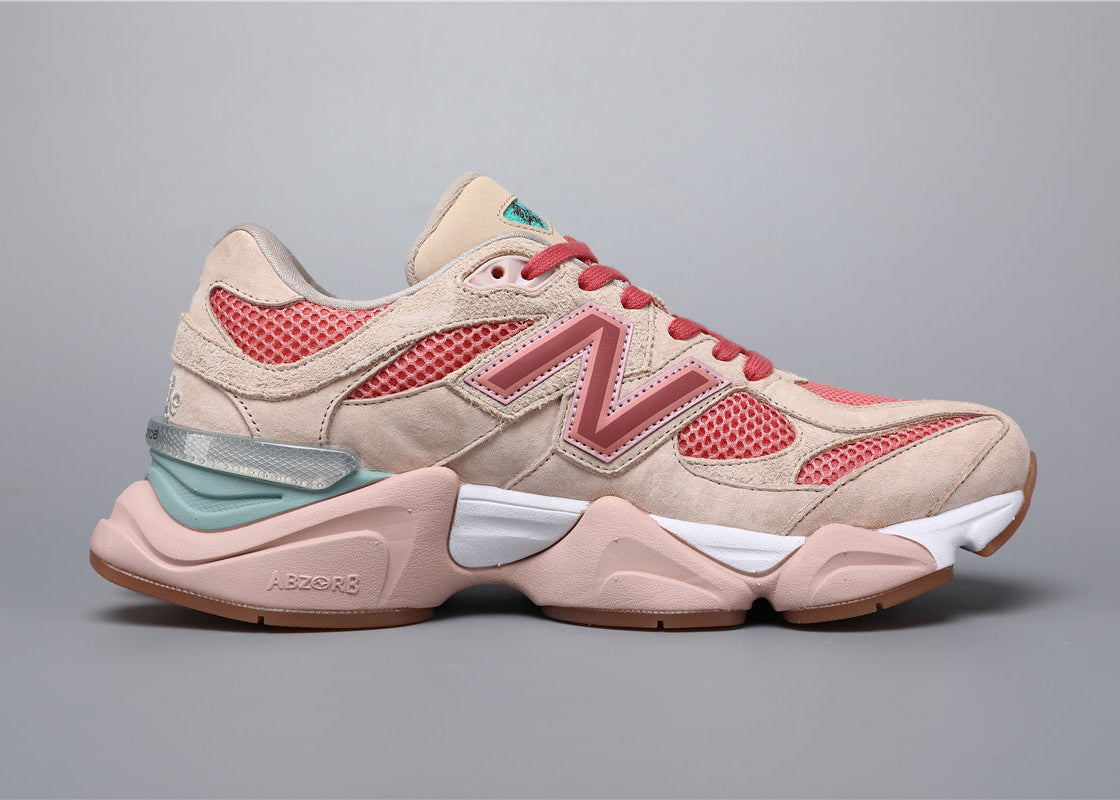 New Balance 9060 Unisex-Sneaker Beige-Rosa