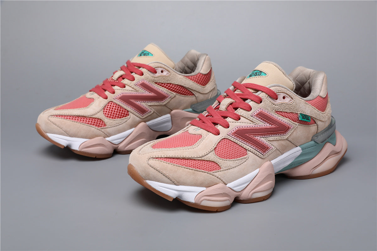 New Balance 9060 Unisex-Sneaker Beige-Rosa