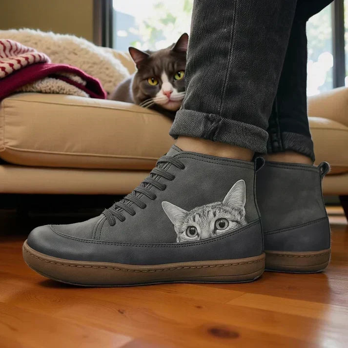 Stivaletti ortopedici in pelle da donna KittyKicks