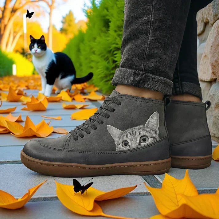 Stivaletti ortopedici in pelle da donna KittyKicks