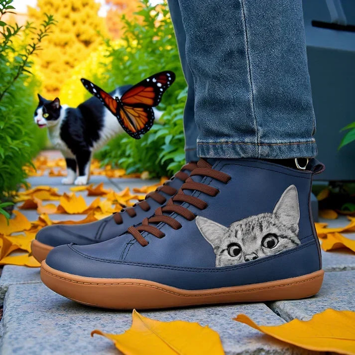 Stivaletti ortopedici in pelle da donna KittyKicks