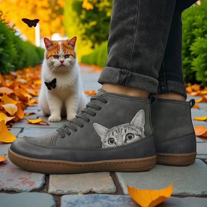 Stivaletti ortopedici in pelle da donna KittyKicks