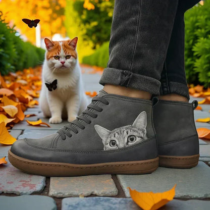Stivaletti ortopedici in pelle da donna KittyKicks